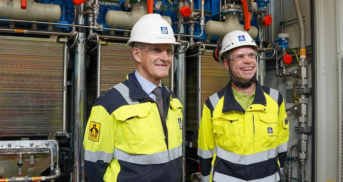 Yara's Renewable Hydrogen Plant: A Decarbonization Milestone in Norway