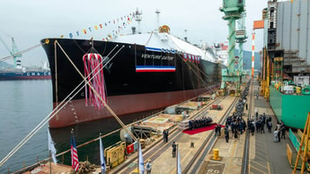 Venture Global launches the first of nine LNG vessels