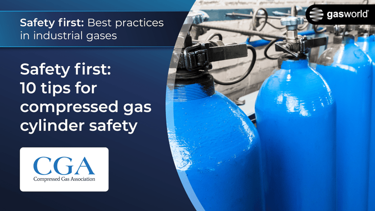 Safety first: 10 tips for compressed gas cylinder safety