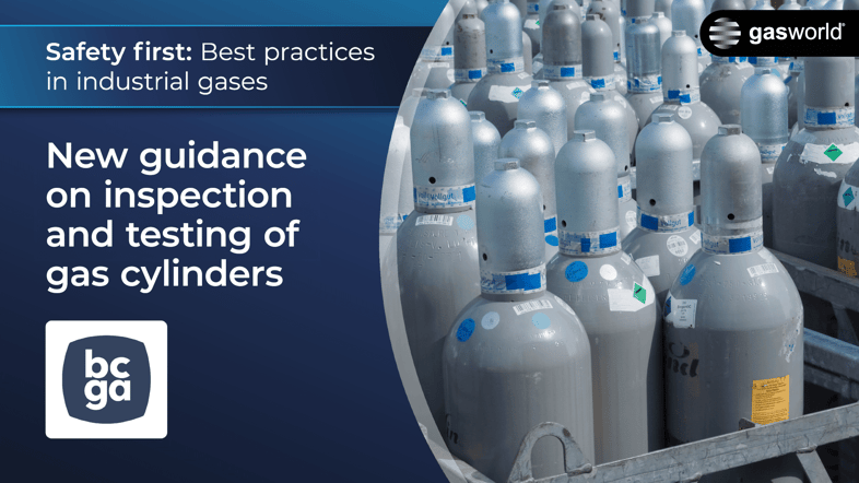 New guidance on inspection and testing of gas cylinders